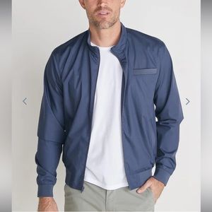 Marine Layer Navy Windbreaker Jacket